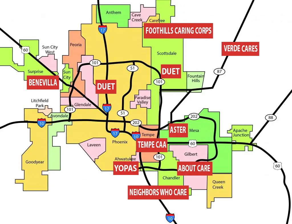 About Care partners with the Network of Nonprofits Serving Seniors in Maricopa County.